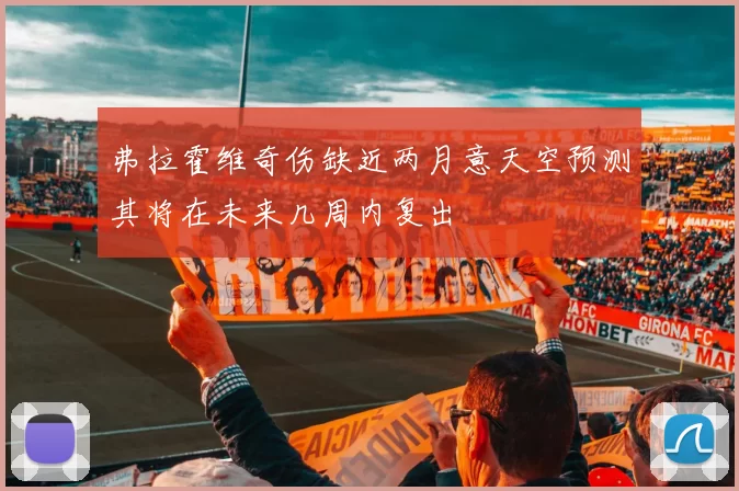 弗拉霍维奇伤缺近两月意天空预测其将在未来几周内复出