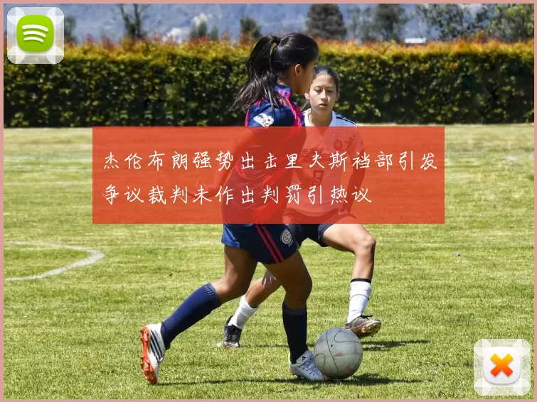 杰伦布朗强势出击里夫斯裆部引发争议裁判未作出判罚引热议